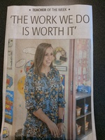 News Gazette "Teacher of the Week"