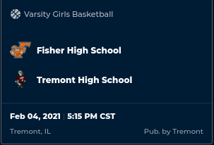 FHS Girls Basketball @ Tremont