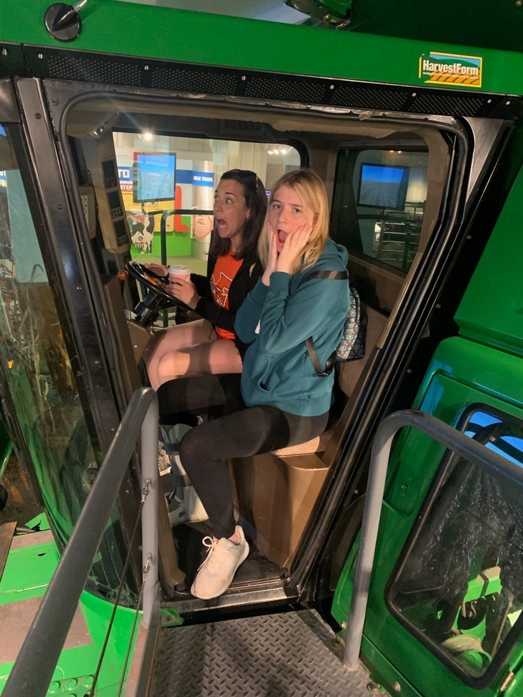 fun in a tractor